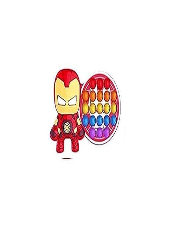 JAPSI Superhero Pop It Fidget Toy, Silicone Bubble Push Game, Non-Toxic, Random Character Design, Ages 3+ - Image 3